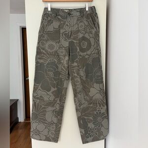 Floral as camo pants from Pilcro / Anthropologie